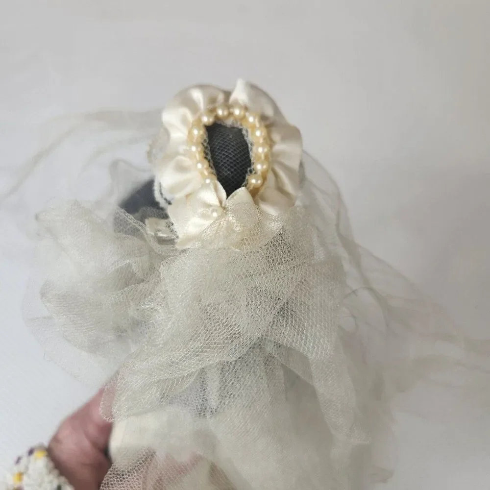 Vintage 80s AA African American Bride Doll Fashion Barbie Clone
